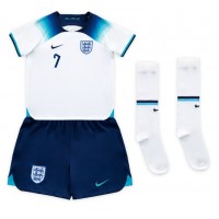 Echipament fotbal Anglia Jack Grealish #7 Tricou Acasa Mondial 2022 pentru copii maneca scurta (+ Pantaloni scurti)